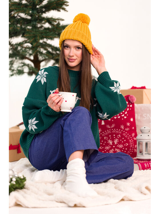 Made of Emotion Made of Emotion Maglione MXS10 Verde Comfort Fit