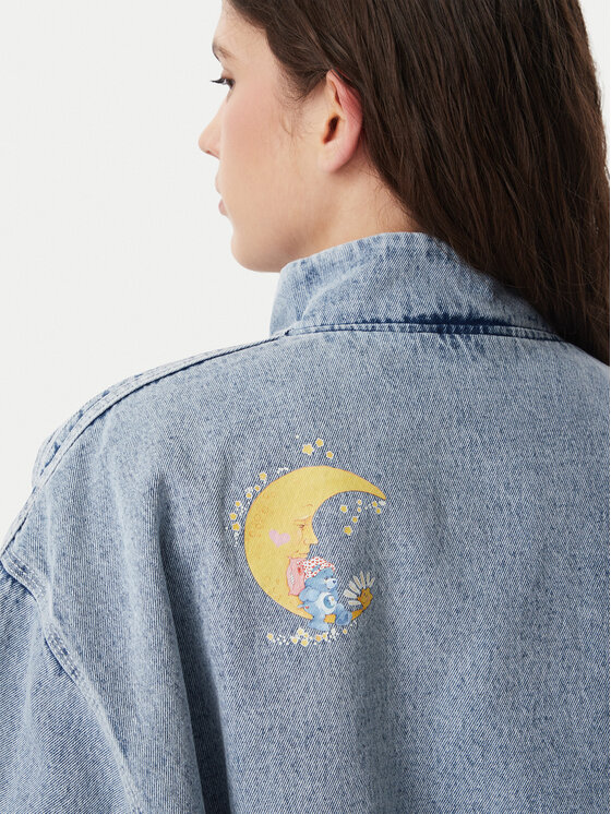 adidas adidas Дънково яке Care Bear KQ6747 Син Regular Fit