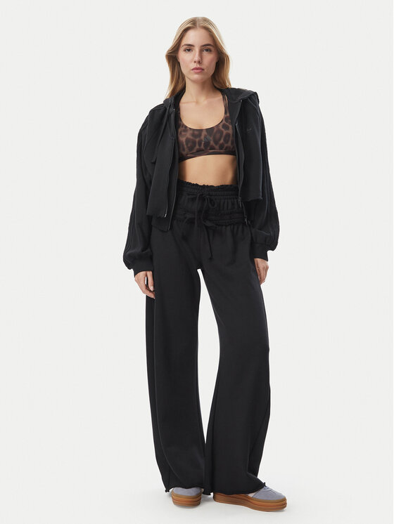 adidas adidas Спортивні штани Sst Double Waisted KS9235 Чорний Relaxed Fit
