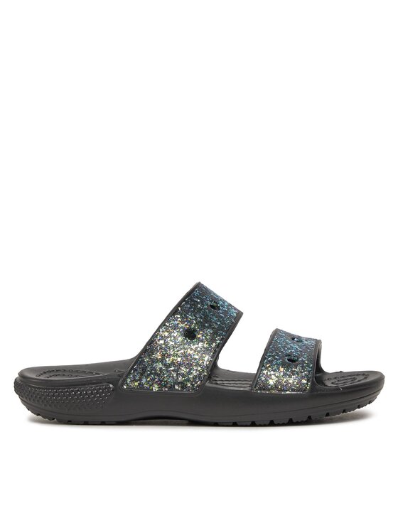 Şlapi Crocs Classic Glitter Sandal Kids 207788 Negru