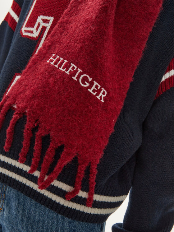 Tommy Hilfiger Tommy Hilfiger Šal Monotype AU0AU01935 Tamnocrvena