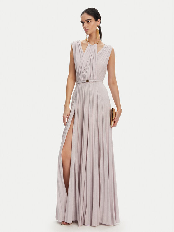Elisabetta Franchi Elisabetta Franchi Sukienka wieczorowa AB-R21-52E2 Fioletowy Regular Fit