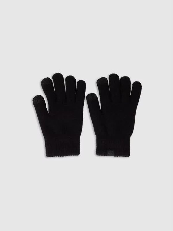 4F 4F Detské rukavice 4FJWAW25AGLOU154-20S Čierna