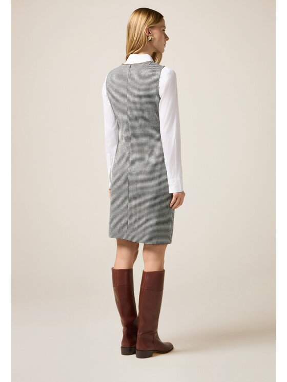 Oltre Oltre Vestito da giorno 7025R004979N0S1 Grigio Slim Fit