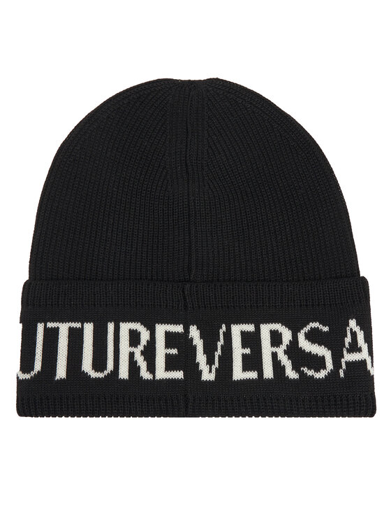 Versace Jeans Couture Versace Jeans Couture Czapka Big Beanie 79YAZK40 Czarny