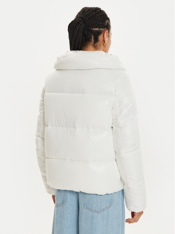 Save The Duck Save The Duck Зимно яке D39370W LUCK19 Бял Regular Fit