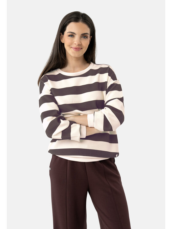 Volcano Volcano Bluza B-MAGNE Brązowy Regular Fit
