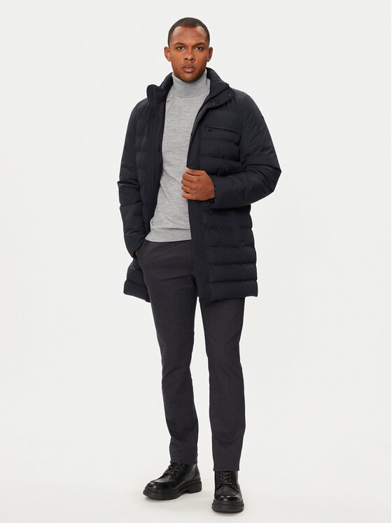 Geox Geox Zimní bunda Sile M4628T T3140 F1624 Tmavomodrá Regular Fit