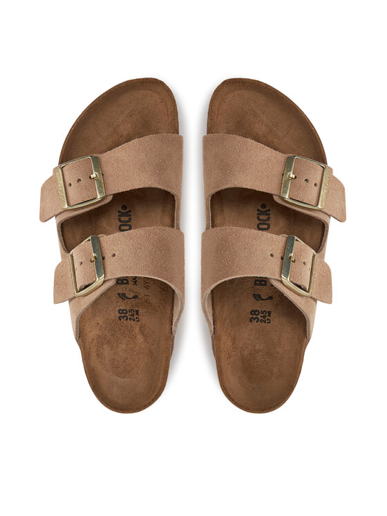 Birkenstock Birkenstock Шльопанці Arizona zamsz 1029260 Бежевий