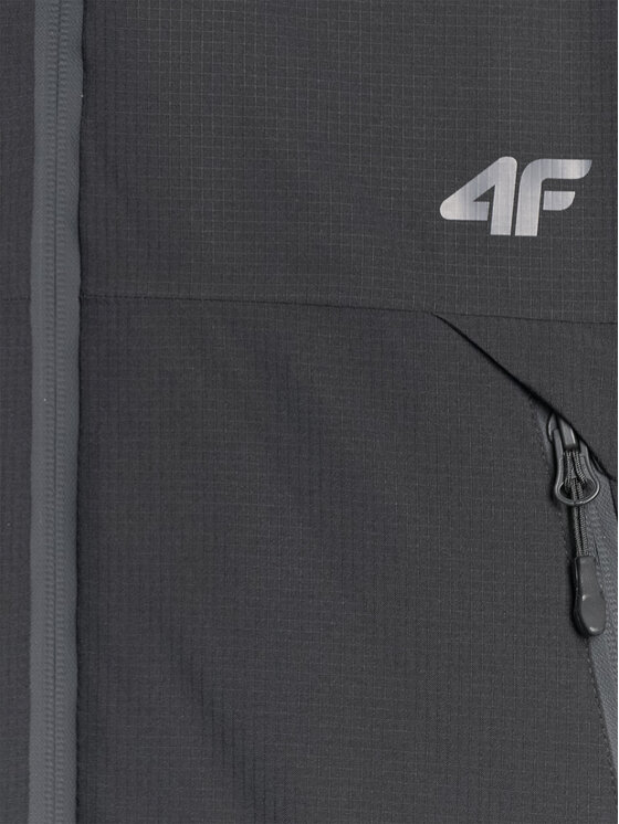 4F 4F Kurtka przejściowa URBAN COMMUTER Czarny Regular Fit