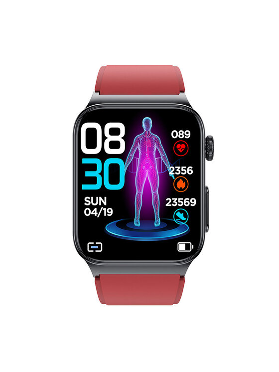 Watchmark Watchmark Smartwatch Cardio One Κόκκινο
