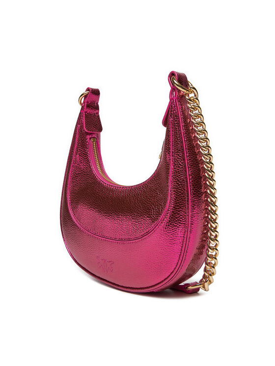 PINKO PINKO Сумка Brioche Hobo Mini AI 24-25 PLTT 101433 A204 Рожевий