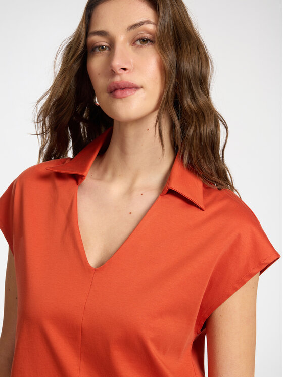 Elena Mirò Elena Mirò T-Shirt G094Z000615N027 Pomarańczowy Regular Fit