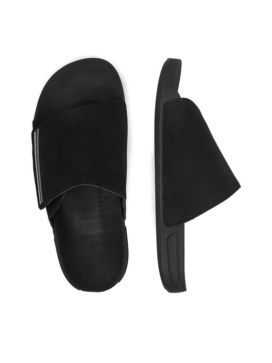 Quiksilver Quiksilver Šľapky EO-POCHI SUEDE CQ10164BB Čierna