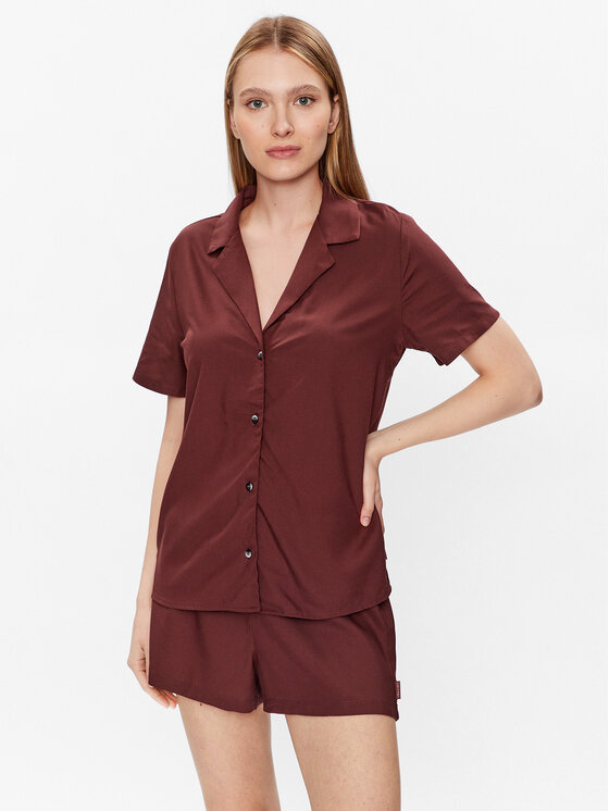 Calvin Klein Underwear Calvin Klein Underwear Pyjama 000QS6967E Braun Regular Fit