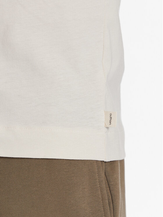 Outhorn Outhorn T-Shirt TTSHM451 Écru Regular Fit