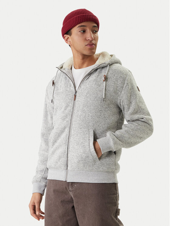 Quiksilver Quiksilver Mikina Cepres Keller EQYFT05113 Šedá Regular Fit