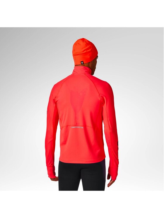 Rossignol Rossignol Bluza techniczna M Hero Half Zip First Layer Czerwony Slim Fit