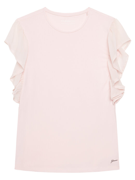 Guess Blúzka J6RI14 K6YW4 Ružová Regular Fit