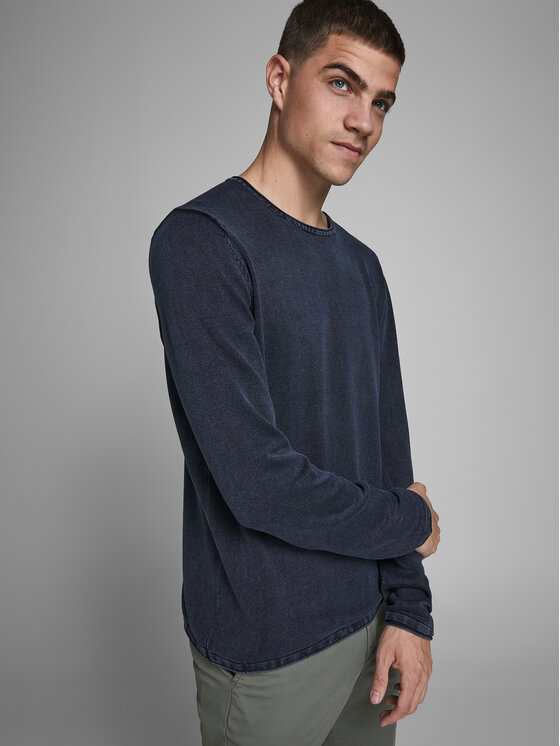 Jack&Jones Jack&Jones Sweater Leo 12174001 Sötétkék Regular Fit