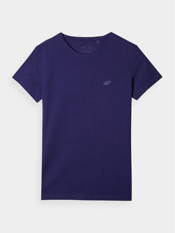 4F 4F T-shirt 4FWMM00TTSHF2255-31S Blu Slim Fit