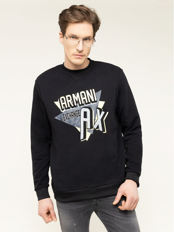 Armani Exchange Armani Exchange Bluza 3HZMAJ ZJ4FZ 1200 Czarny Regular Fit