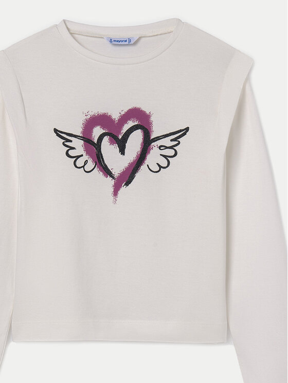 Mayoral Mayoral Blusa 7012 Écru Regular Fit