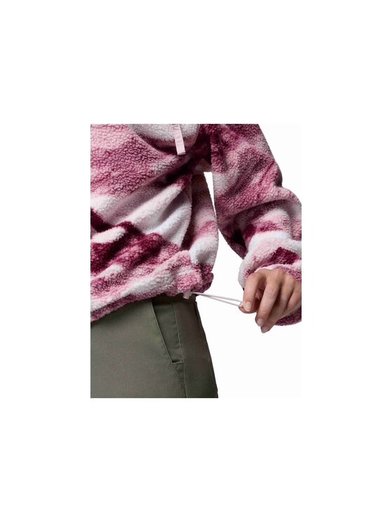 Columbia Columbia Polar Helvetia II Printed Cropped Half Snap Fleece 2098501553 Różowy Regular Fit