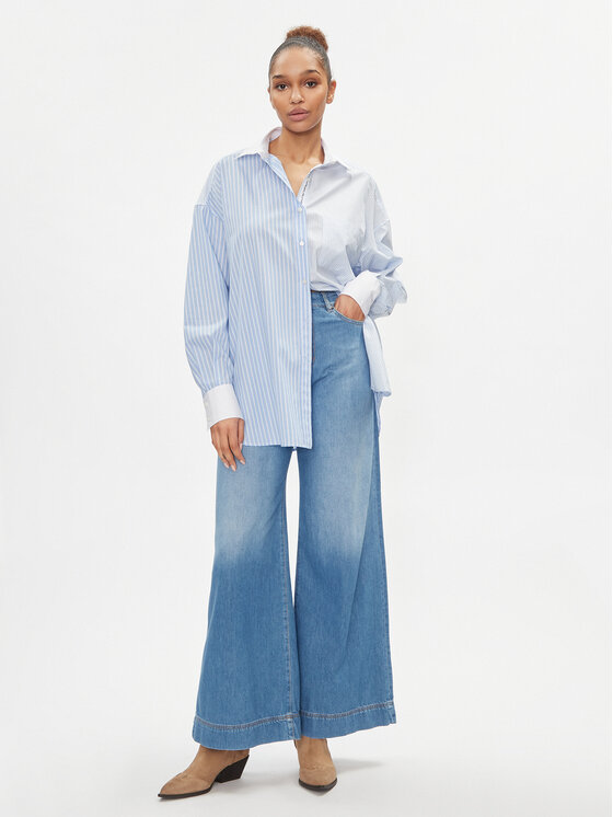 REPLAY Replay Ing W2136 .000.10338 Kék Comfort Fit