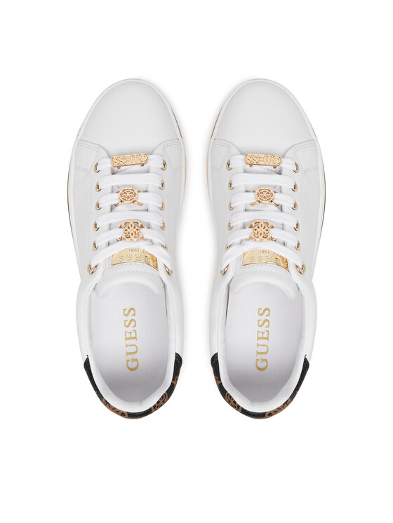 Guess Guess Sneakersy FLPSTA ELE12 Biela