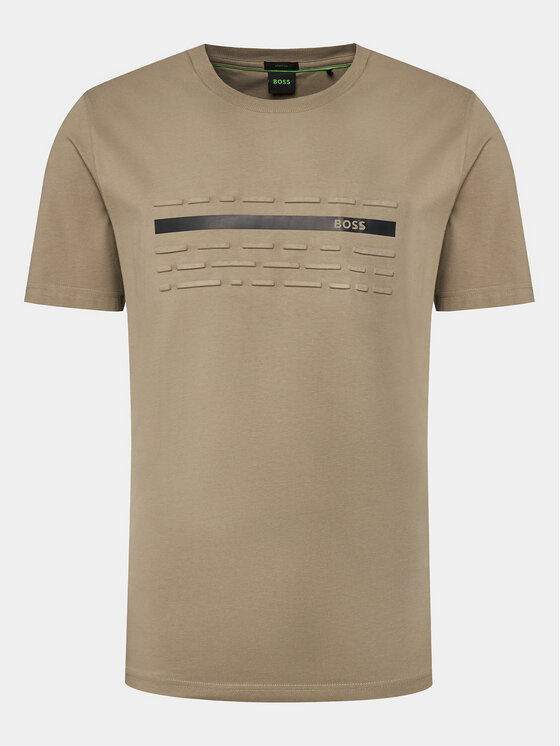 BOSS Boss T-shirt 50513010 Bež Regular Fit
