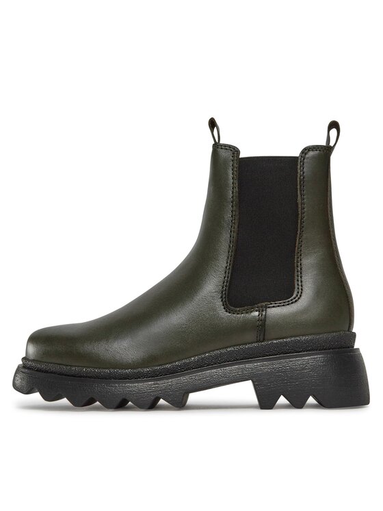 Tamaris Tamaris Kotníková obuv s elastickým prvkem 1-25802-41 Zelená