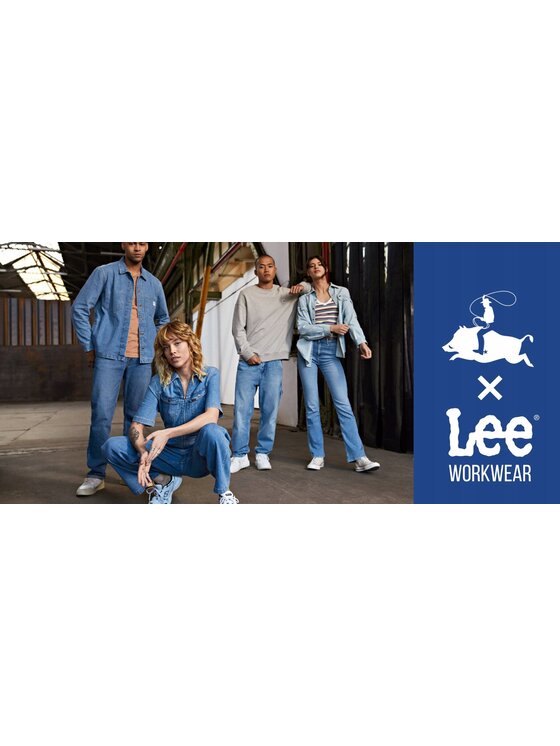 Lee Lee Jeansy Carpenter Niebieski Relaxed Fit