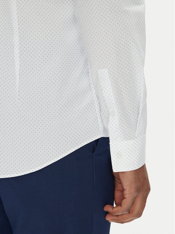 Calvin Klein Calvin Klein Koszula K10K114299 Biały Slim Fit