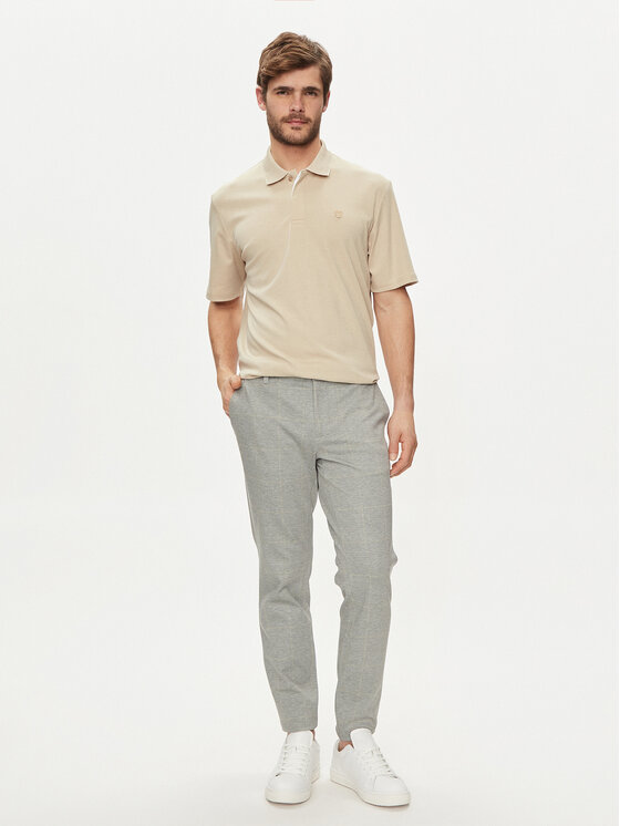 Jack&Jones Jack&Jones Polo marškinėliai Crodney 12251180 Smėlio Regular Fit