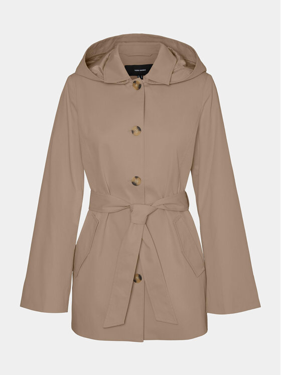 Vero Moda Vero Moda Cappotto di transizione Chelsea 10300845 Marrone Regular Fit