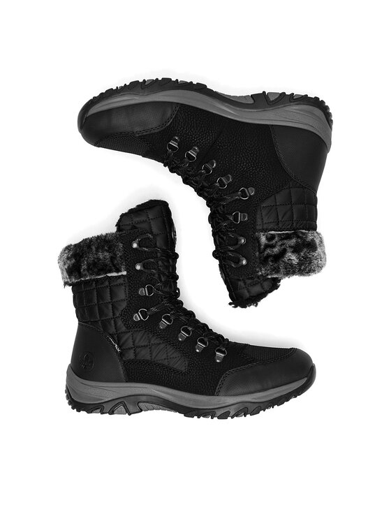 Rieker Rieker Botine M9644-00 Negru