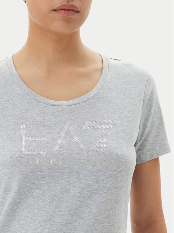 EA7 Emporio Armani EA7 Emporio Armani T-Shirt 7W000094 AF10373 O8002 Šedá Slim Fit