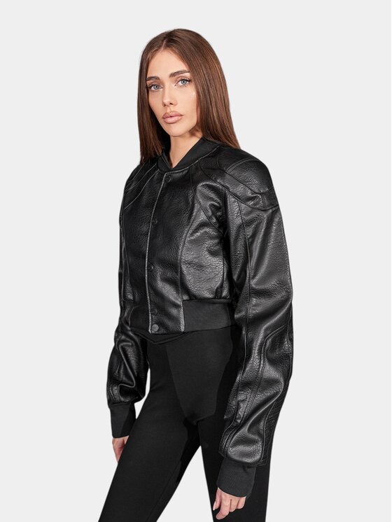 MADE BY SOCIETY MADE BY SOCIETY Kurtka anorak Rocca - J27980 Czarny Basic Fit