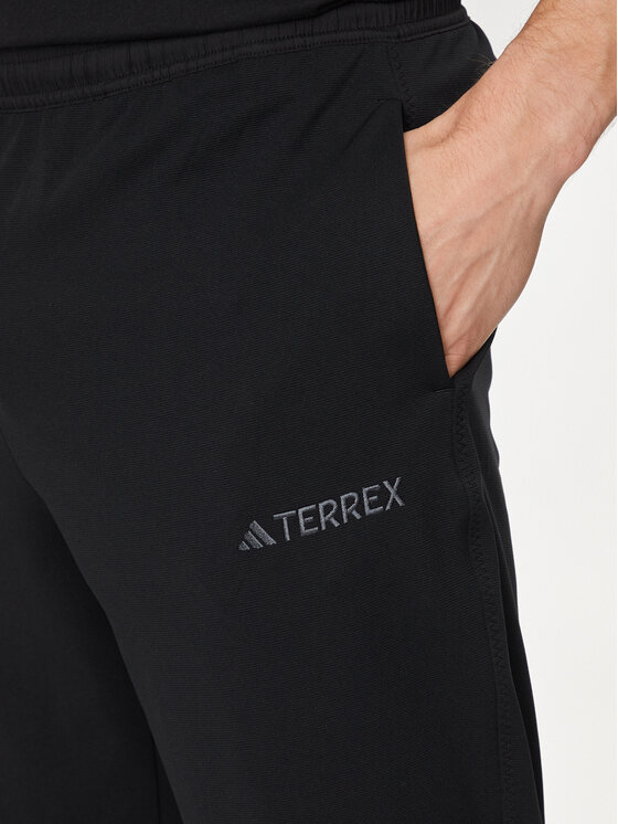 adidas adidas Outdoorové kalhoty Terrex Multi IN4604 Černá Loose Fit