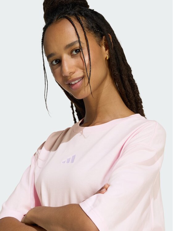 adidas adidas T-Shirt 158838 Różowy Oversize