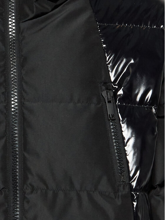 Les Hommes Les Hommes Zimné bundy LF2280040255 Čierna Regular Fit