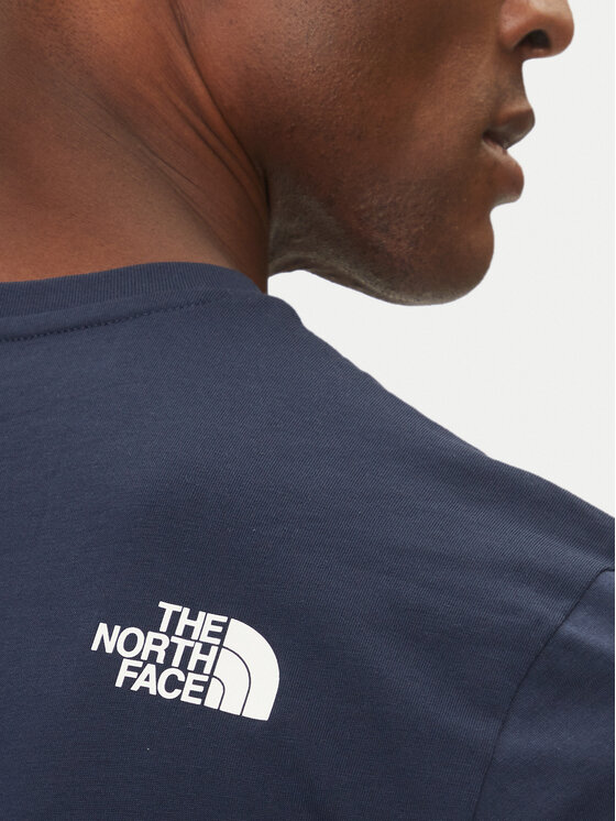 The North Face The North Face T-Shirt Easy NF0A8A6C Granatowy Regular Fit