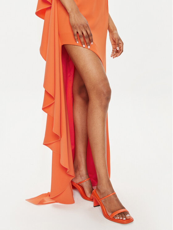 Fracomina Fracomina Vakarkleita FQ24SD3012W47601 Oranžs Slim Fit