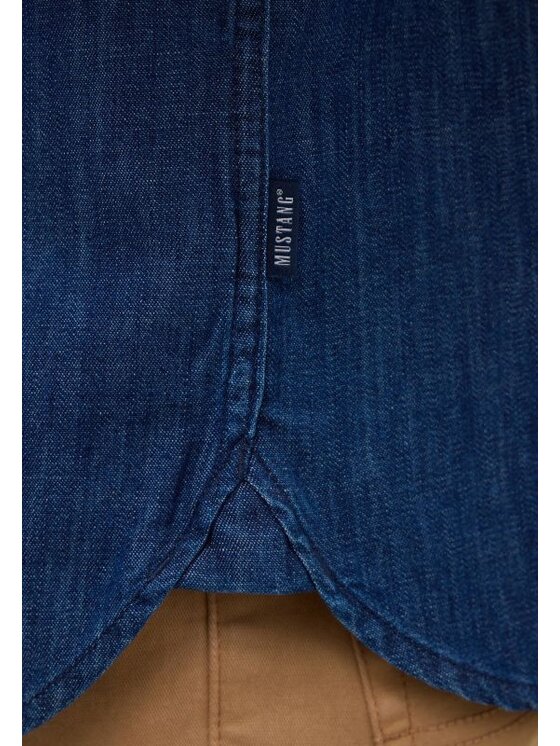 Mustang Mustang Camicia Style Cullman Blu Regular Fit