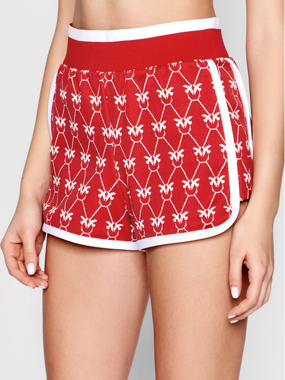 Pinko Pantaloni scurți sport Salerno 1G17YH Y7WM Roșu Regular Fit