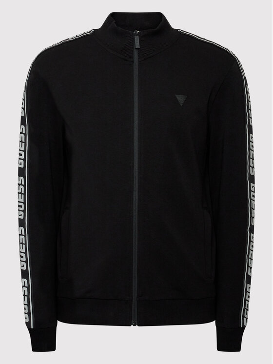 Guess Guess Μπλούζα Z2YQ12 K6ZS1 Μαύρο Regular Fit