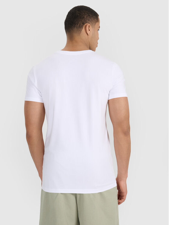 4F 4F T-Shirt MIDSHOP TEXTILE Biały Regular Fit