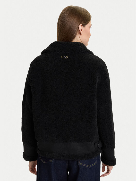 Rinascimento Rinascimento Übergangsmantel CFC0122207003 Schwarz Regular Fit