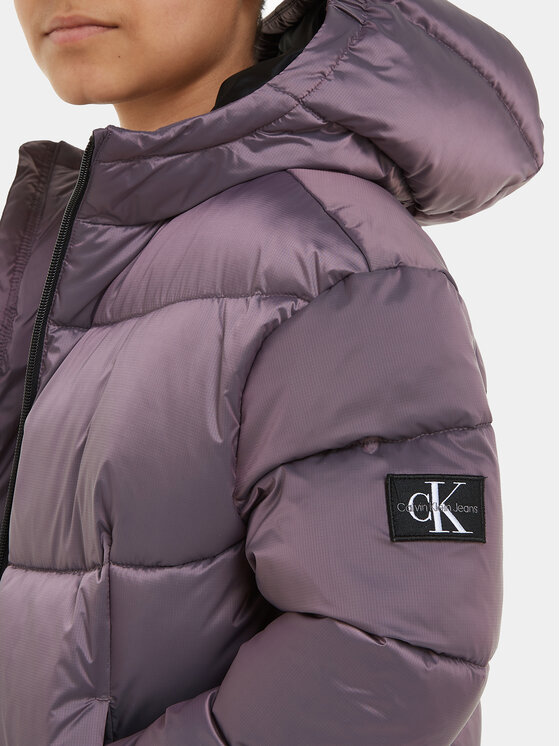 Calvin Klein Jeans Calvin Klein Jeans Kurtka puchowa Hyper Two Tone IB0IB01818 Fioletowy Regular Fit